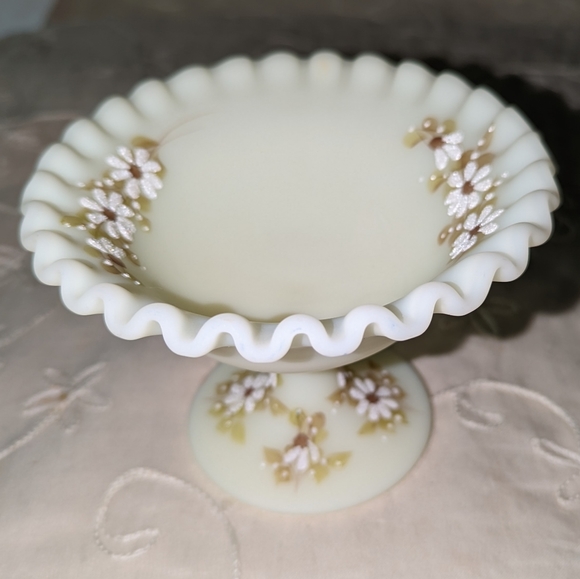 Fenton Dining Vintage Fenton Footed Candy Dish Poshmark